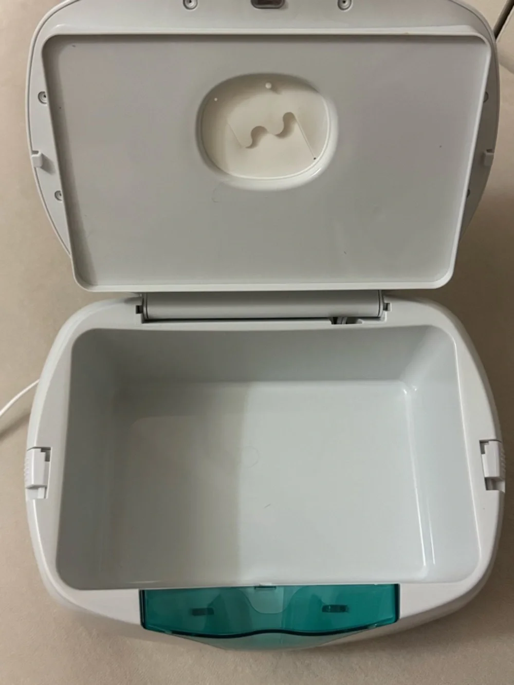 hiccapop | Baby Wipes Warmer White Aqua
